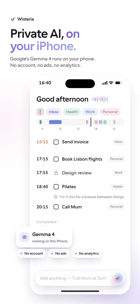 Private AI, on your iPhone
